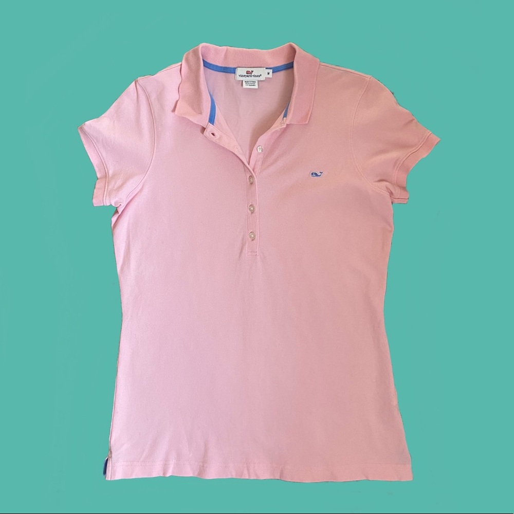 Vineyard Vines Pink Polo